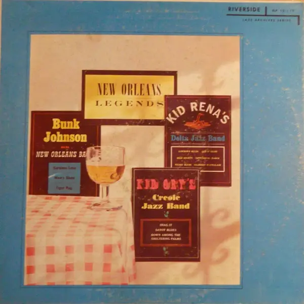BUNK JOHNSON / KID ORY / KID RENA - New Orleans Legends - Disque 33T
