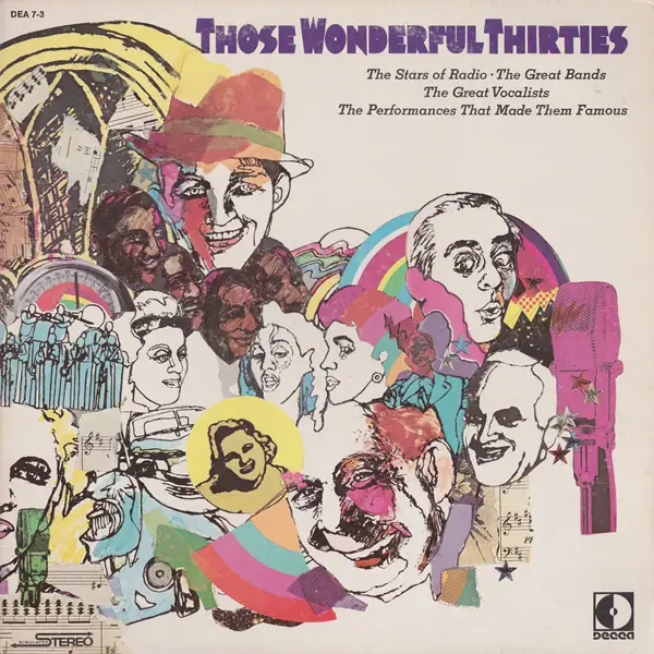 AL JOLSON, BING CROSBY, KATE SMITH,.. - Those Wonderful Thirties - Disque 33T x 2