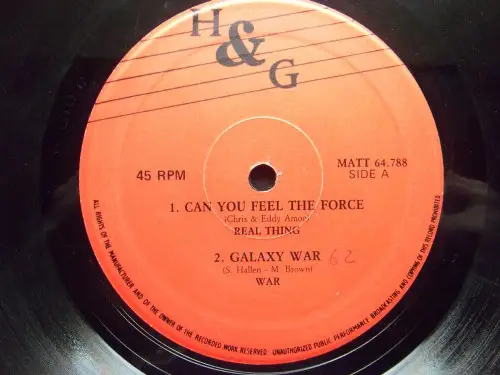 REAL THING, WAR - Untitled - Disque Maxi x 1