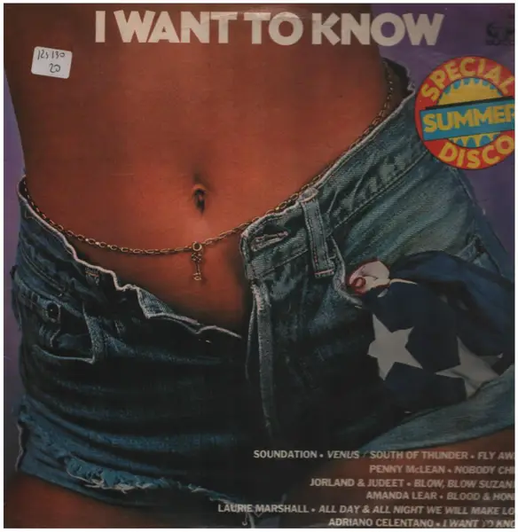 SOUNDATION / AMANDA LEAR / ADRIANO CELENTANO A.O. - A Special Summer Disco Album 'I Want To Know' - LP