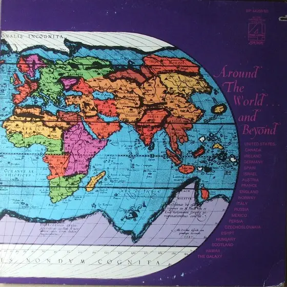 FRANK CHACKSFIELD & HIS ORCHESTRA, WILL GLAHÉ AND HIS ORCHESTRA, ROGER LAREDO A. O. - Around The World And Beyond - Disque 33T x 2