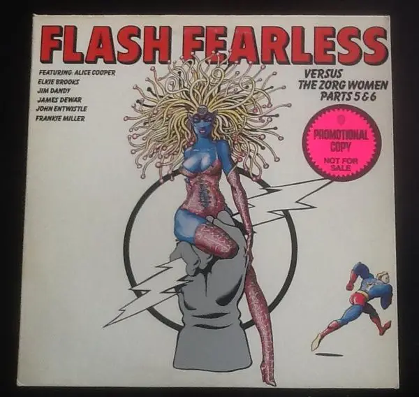 ALICE COOPER, ELKIE BROOKS, JIM DANDY A.O. - Flash Fearless Versus The Zorg Women Parts 5 & 6 (PROMO) - LP