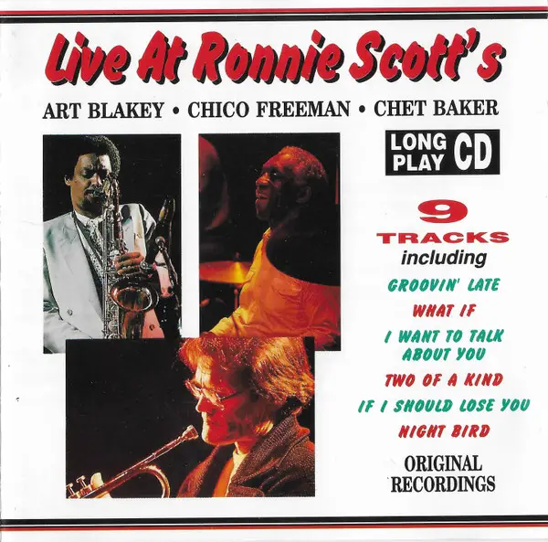 CHET BAKER, CHICO FREEMAN - Live At Ronnie Scott's - CD