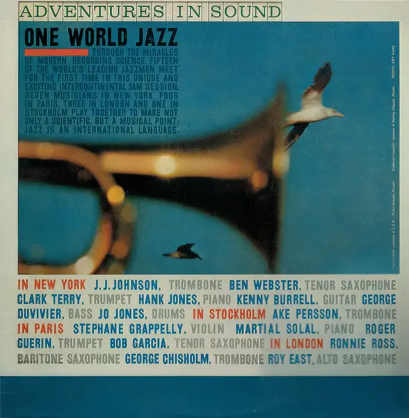 J.J. JOHNSON/ BEN WEBSTER/ CLARK TERRY/ A.O. ... - One World Jazz (INSERT) - LP