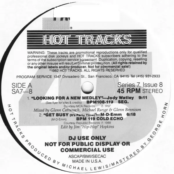 JODY WATLEY / ALL SYSTEMS GO / CHIC A.O. - Series 7, Issue 8 (PROMO) - 12 inch x 2