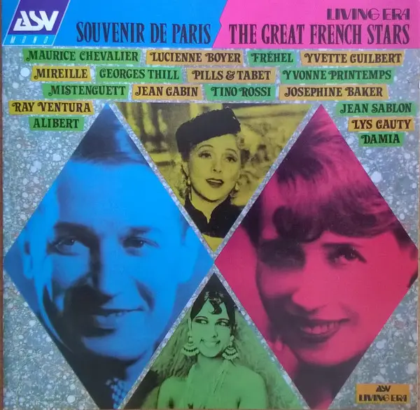 TINO ROSSI / JOSEPHINE BAKER / A.O. - Souvenir De Paris (The Great French Stars) - Disque CD