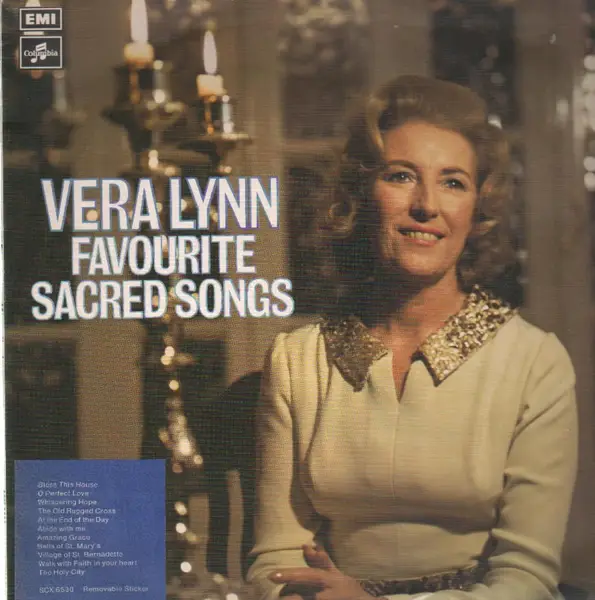 VERA LYNN WITH MIKE SAMMES SINGERS - Favourite Sacred Songs - Disque 33T