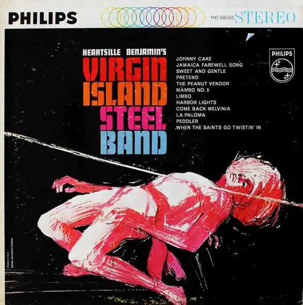 VIRGIN ISLAND STEEL BAND - Heartsille Benjamin's Virgin Island Steel Band - LP
