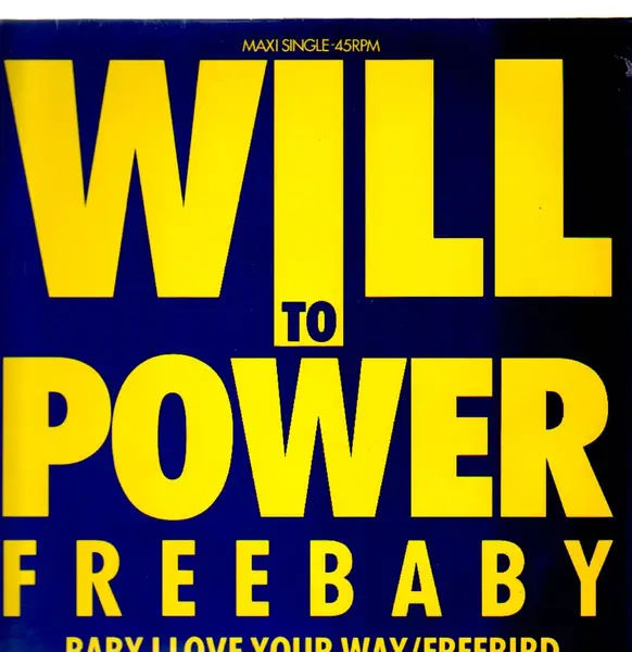 WILL TO POWER - Freebaby EP - Disque Maxi x 1