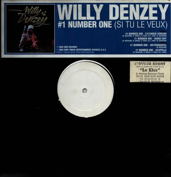 WILLY DENZEY - #1 Number One (Si Tu Le Veux) (PROMO) - Disque Maxi x 1