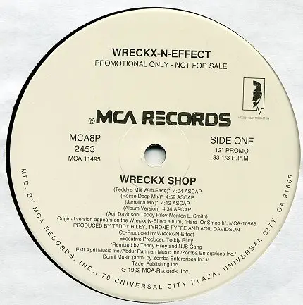 WRECKX-N-EFFECT, WRECKS-N-EFFECT - Wreckx Shop - Disque Maxi x 1