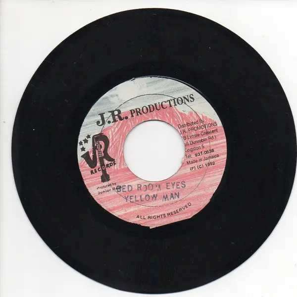 YELLOWMAN - Bed Room Eyes - Disque 45T x 1