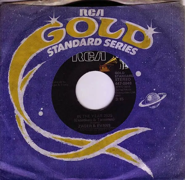ZAGER & EVANS - In The Year 2525 (Exordium & Terminus) - Disque 45T x 1