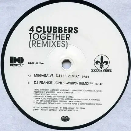 4 Clubbers - Together (Remixes)