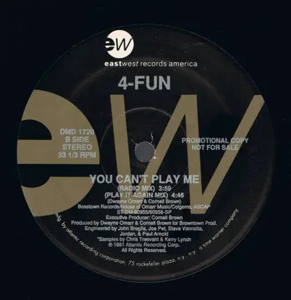 4-Fun - You Can't Play Me