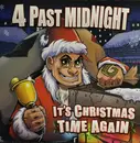 7inch Vinyl Single - 4 Past Midnight - It's Christmas Time Again - White 7' Vinyl + CD