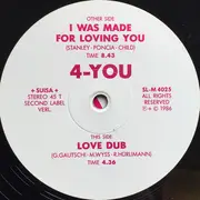 12inch Vinyl Single - 4-You - I Was Made For Loving You