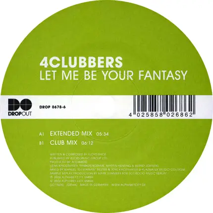 4Clubbers - Let Me Be Your Fantasy