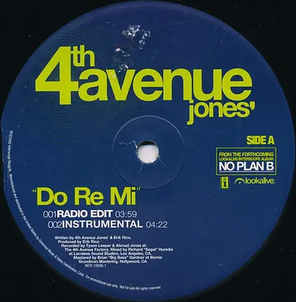 4th Avenue Jones - Do Re Mi