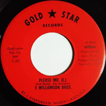 5 Williamson Bros. - Please Mr. D.J. / Whata Change In My World