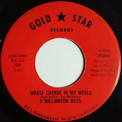 5 Williamson Bros. - Please Mr. D.J. / Whata Change In My World