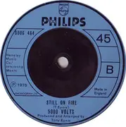 7'' - 5000 Volts - I'm On Fire / Still On Fire - Injection Labels