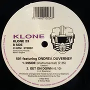 12inch Vinyl Single - 501 Featuring Ondrea Duverney - Inside
