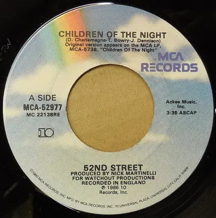 52nd Street - Children of the Night