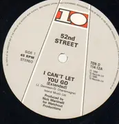 12inch Vinyl Single - 52nd Street - I Can't Let You Go