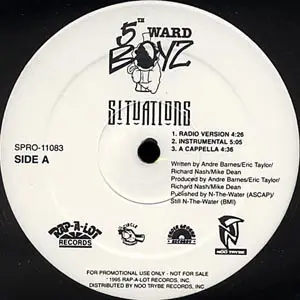 5th Ward Boyz - Situations / Swing Wide