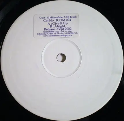 60 Minute Man & DJ Touch - Give It Up E.P.