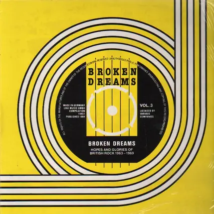 60s Beat Sampler - Broken Dreams - Hopes And GLories Of British Rock Vol. 3