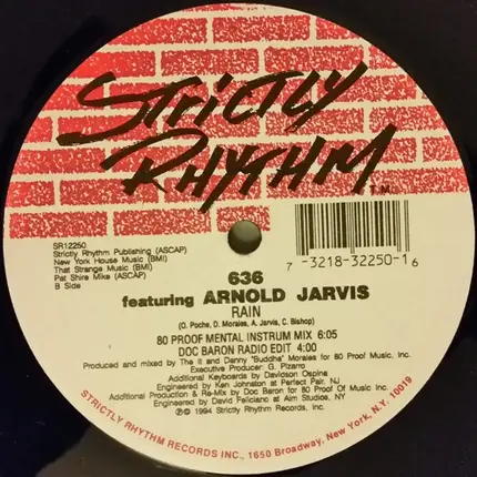 636 Featuring Arnold Jarvis - Rain