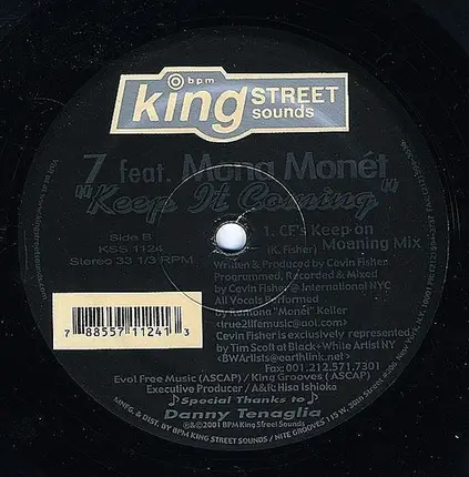7 Featuring Mona Monet - Keep It Coming