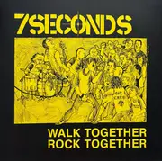 Double LP - 7 Seconds - Walk Together, Rock Together - Yellow & Black Splatter/ Deluxe edition