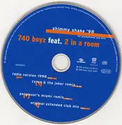 CD Single - 740 Boyz, 2 In A Room - Shimmy Shake '98 - Promo