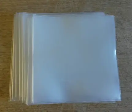 7inch Schutzhuellen - aus PE, 100 Stück / gebraucht!