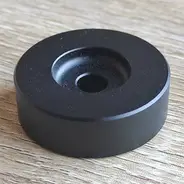 7inch Single Puck - Aluminium, schwarz