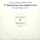 12inch Vinyl Single - 7th District Inc. Feat. Janine Cross - All The Things U Are