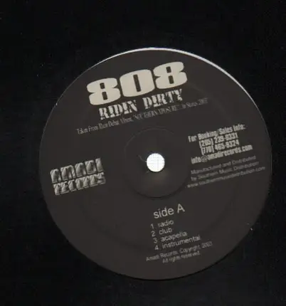 808 - Ridin Dirty / Hey Shawty