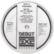 12inch Vinyl Single - 99.9% - Do It Again (Part One)