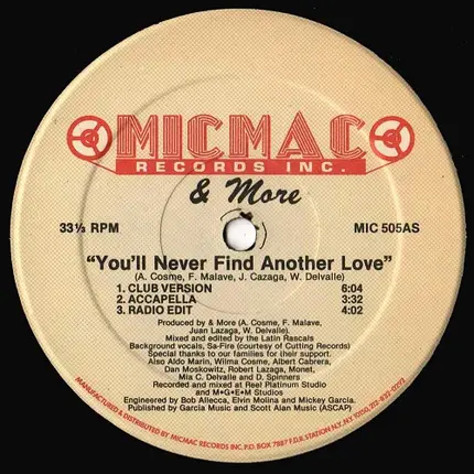 & More - You'll Never Find Another Love