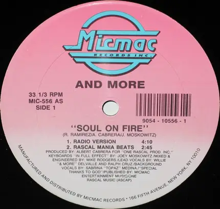 And More - Soul On Fire