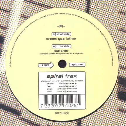 -R- - Cream Goa Lothar / Watcher