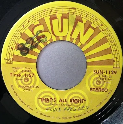 ? - That's All Right / Blue Moon Of Kentucky