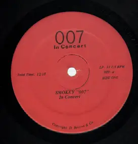 007 In Concert - Smokey '007' In Concert