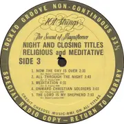 LP - 101 Strings - Night And Closing Titles Religious And Meditative / American Folk 'Pops' Concert