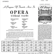 LP - 101 Strings - Opera Without Words