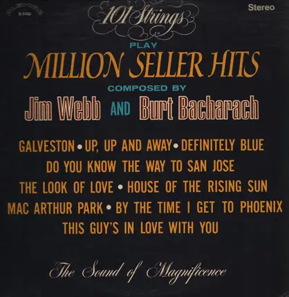 101 Strings - Play Million Seller Hits Composed By Jim Webb And Burt Bacharach