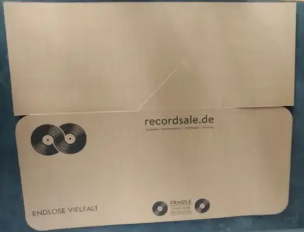 1200 x LP-Versandkarton - FourLax, 1.5 B-Welle, braun, recordsale Logo